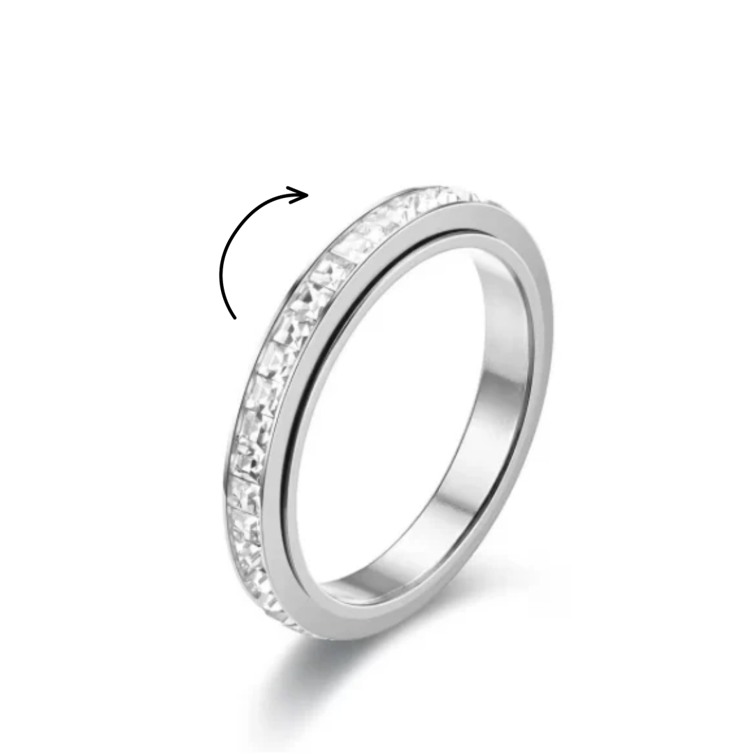 Silver Diamond Ring
